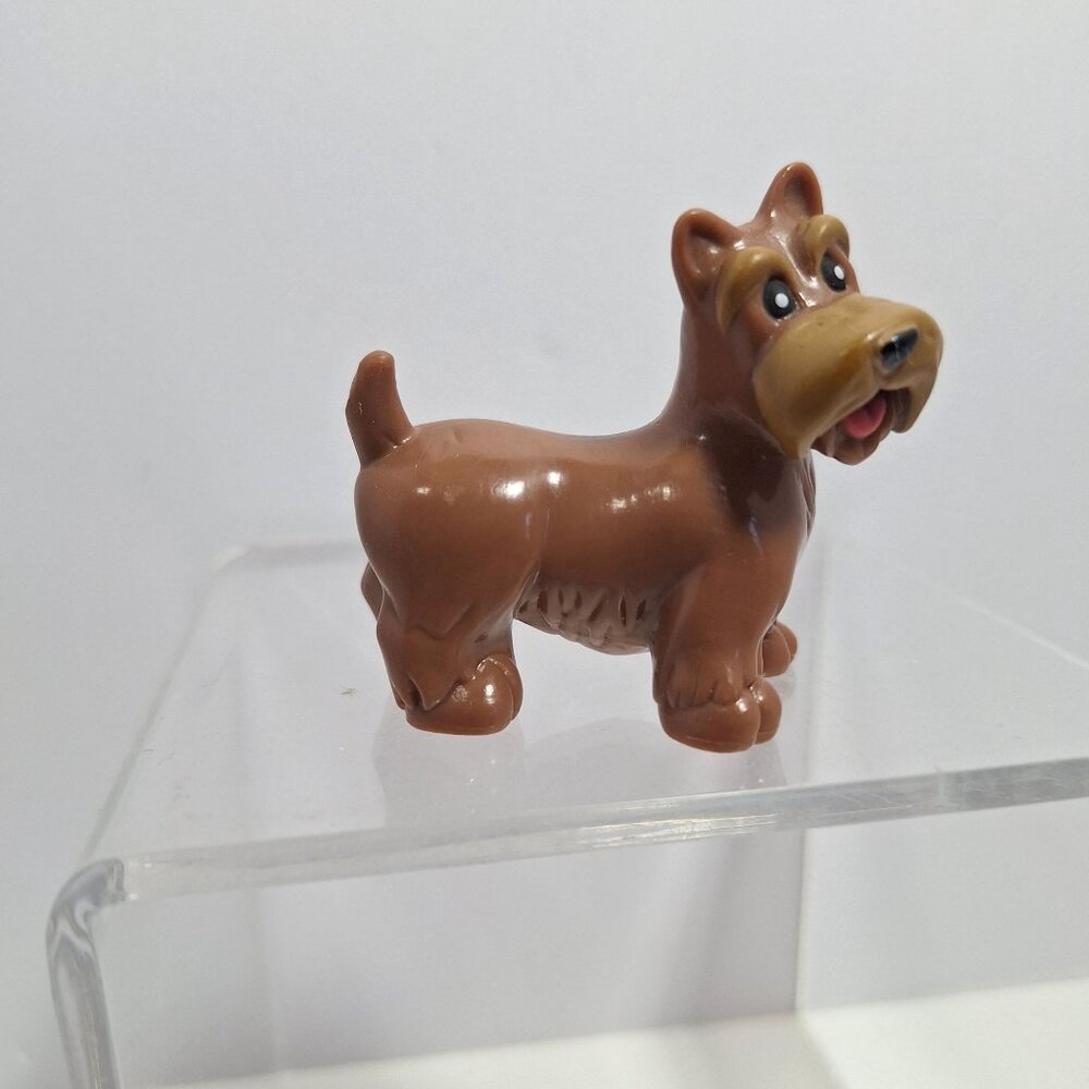 Little Tikes Brown Dog 2" Terrier Puppy Vintage Scottie Tan - Picture 13 of 14